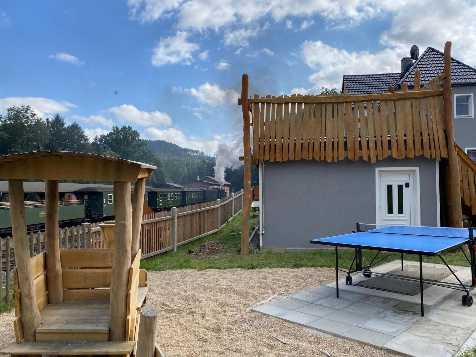 Ferienhaus Bimmelbahn 2 Olbersdorf Exteriör bild